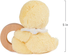 Load image into Gallery viewer, Wooden 5" Ring Rattle (Chick)
