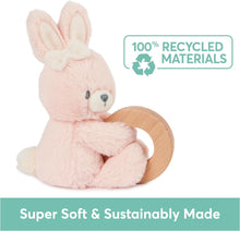 Load image into Gallery viewer, Wooden 5" Ring Rattle (Rabbit)
