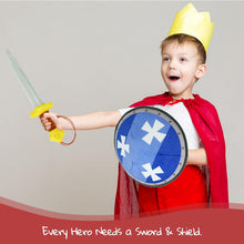 Load image into Gallery viewer, Little Knights Plush Sword and Shield Playset
