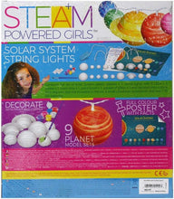 Load image into Gallery viewer, STEAM Powered Girls Solar System String Lights
