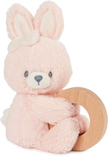 Load image into Gallery viewer, Wooden 5" Ring Rattle (Rabbit)
