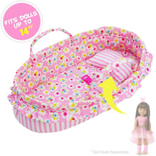 Load image into Gallery viewer, 14" Doll Bassinet - Pink
