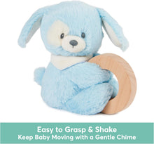 Load image into Gallery viewer, Wooden 5" Ring Rattle (Dog)
