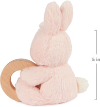 Load image into Gallery viewer, Wooden 5" Ring Rattle (Rabbit)
