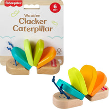 Load image into Gallery viewer, Fisher-Price Wooden Clacker Caterpillar
