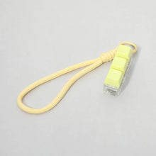 Load image into Gallery viewer, Light Up LED Stress Relief Cube Keyboard Bag Charm: Light Pink
