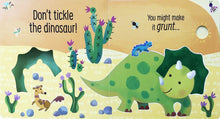 Load image into Gallery viewer, Usborne: Don't Tickle The Dinosaur! - Board Book
