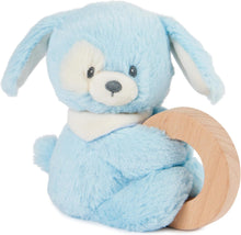 Load image into Gallery viewer, Wooden 5" Ring Rattle (Dog)

