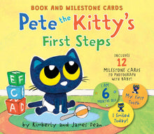 Load image into Gallery viewer, Pete the Kitty’s First Steps: Board Book and Milestone Cards
