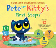 Pete the Kitty’s First Steps: Board Book and Milestone Cards