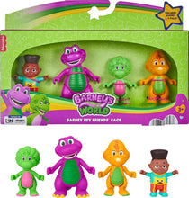 Load image into Gallery viewer, Fisher Price Barney 4pk Figures
