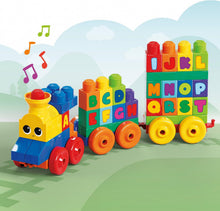 Load image into Gallery viewer, Mega Bloks First Builders ABC Musical Train with Big Building Blocks

