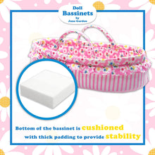 Load image into Gallery viewer, 14" Doll Bassinet - Pink
