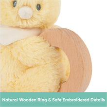 Load image into Gallery viewer, Wooden 5" Ring Rattle (Chick)

