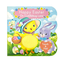 Load image into Gallery viewer, Happy Easter on Cuddlebug Lane - Touch and Feel
