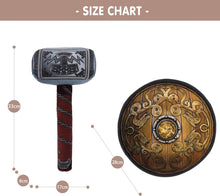 Load image into Gallery viewer, Little Vikings Hammer &amp; Shield Playset
