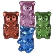 Load image into Gallery viewer, 7" Sparkle Puffer Gummy Bear Sticky Squish
