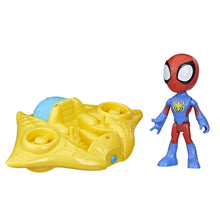 Load image into Gallery viewer, Marvel Spidey &amp; His Amazing Friends Spidey Water Web Raft Vehicle &amp; Action Figure
