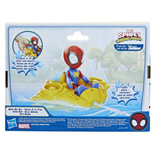 Load image into Gallery viewer, Marvel Spidey &amp; His Amazing Friends Spidey Water Web Raft Vehicle &amp; Action Figure

