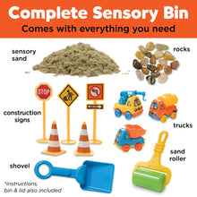 Load image into Gallery viewer, Sensory Bin Construction Zone Activity Bin for Kids
