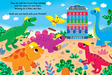 Load image into Gallery viewer, Dino Floors - Children's Touch and Feel Tower Storybook - Sensory Board Book
