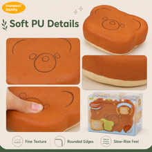 Load image into Gallery viewer, Bear Toast Slow Rise Squishy
