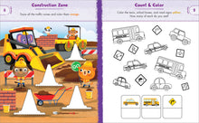 Load image into Gallery viewer, Preschool Activity Book Trucks, Cars, and Airplanes
