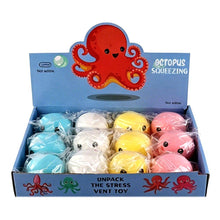 Load image into Gallery viewer, Cute Octopus Squeeze Squishy Stress Relief Toy
