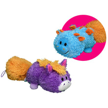 Load image into Gallery viewer, FlipaZoo Magic Tails Purple Unicorn to Blue Dragon- 2-In-1 Animal
