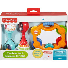 Load image into Gallery viewer, Fisher Price Tambourine &amp; Maracas Gift Set
