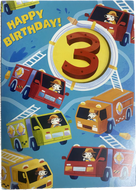 Happy Birthday Card (age 3)