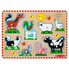 Load image into Gallery viewer, Melissa &amp; Doug Farm Animals Sound Puzzle

