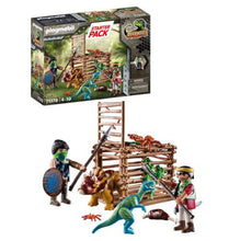 Load image into Gallery viewer, Playmobil 71378 Dino Rise Triceratops Release Team Starter Pack
