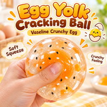 Load image into Gallery viewer, Egg Yolk Cracking Ball — Vaseline Crunchy Egg Squishy
