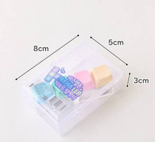 Load image into Gallery viewer, Pastel/Clear LED Tetris  Clicker Keyboard Clicker Keychain
