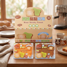 Load image into Gallery viewer, Bear Toast Slow Rise Squishy
