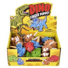 Load image into Gallery viewer, 2" Stretchy Dinosaur Finger Puppet
