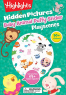 Baby Animal Puffy Sticker Playscenes