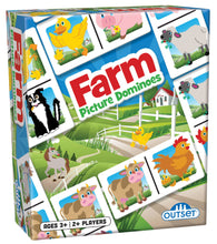 Load image into Gallery viewer, Picture Dominoes: Farm Game for Ages 3+
