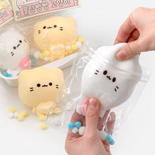 Load image into Gallery viewer, Pocket Cat Mochi Squishy – Soft Sensory Stress Toy
