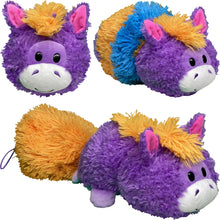 Load image into Gallery viewer, FlipaZoo Magic Tails Purple Unicorn to Blue Dragon- 2-In-1 Animal
