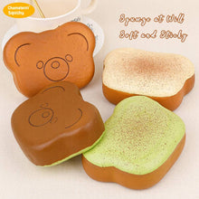 Load image into Gallery viewer, Bear Toast Slow Rise Squishy
