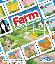 Load image into Gallery viewer, Picture Dominoes: Farm Game for Ages 3+
