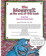 Load image into Gallery viewer, The Monster at the End of This Book (hardcover)
