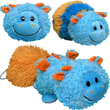 Load image into Gallery viewer, FlipaZoo Magic Tails Purple Unicorn to Blue Dragon- 2-In-1 Animal
