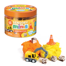 Load image into Gallery viewer, Sensory Mini Play Kit Jar with Cloud Clay: Construction Them
