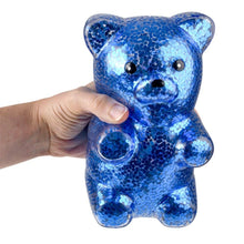 Load image into Gallery viewer, 7" Sparkle Puffer Gummy Bear Sticky Squish

