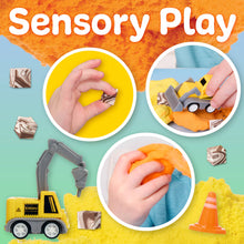 Load image into Gallery viewer, Sensory Mini Play Kit Jar with Cloud Clay: Construction Them
