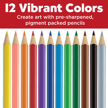 Load image into Gallery viewer, 12 Triangular Colored Pencils EcoPencils

