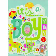 Load image into Gallery viewer, Its a Boy Congratulations Card
